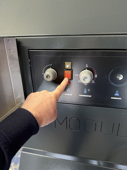 BOSS BOYS SD12100HR locked controls with key access
